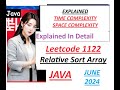 Relative Sort Array | Leetcode 1122 | Java Tutorial | Developer Coder