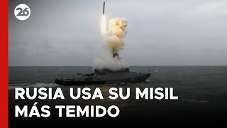 Rusia usó por primera vez su tan temido misil hipersónico "Zircon"