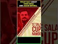 salt about king kohli and bethell