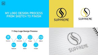 Logo Design Process From Start To Finish | Practice Video 01