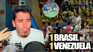 🇧🇷 Brasil 1-1 Venezuela 🇻🇪 | REACCIÓN de ARGENTINO 🇦🇷 | Eliminatorias Sudamericanas 🏆