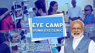 Eye Camp on PM Narendra Modi's 68th Birthday (Part2)| Uma Eye Clinic | Dr. Arulmozhi Varman