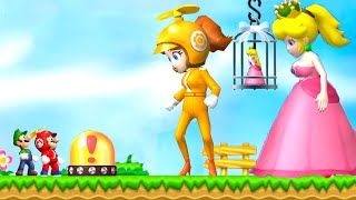 What if Mario & Luigi defeat Evil Peach & Daisy in NSMBW?