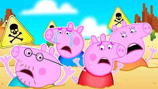 Trapped in QUICKSAND With Mummy & Daddy Pig!!