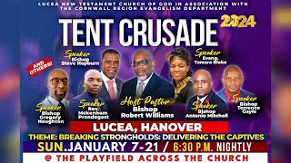 Lucea New Testament Church (Tent Crusade) - Sunday January 14, 2024