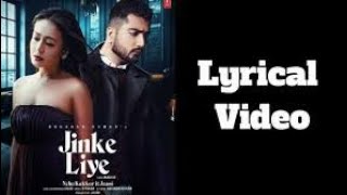 Jinke Liye - Official Video | Neha Kakkar Feat. Jaani | B Praak | Arvinder Khaira | Bhushan Kumar
