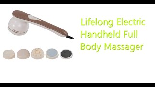 हिंदी रीव्यू Lifelong LLM180 Electric Handheld Full Body Massager | Long Handle | Unboxing \u0026 Review