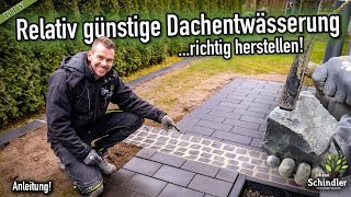 Wasser richtig vom Haus leiten | Oberirdische Dachentwässerung [Anleitung]