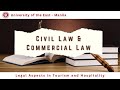 LEGAL ASPECTS IN TOURISM AND HOSPITALITY: CIVIL LAW AND COMMERCIAL LAW