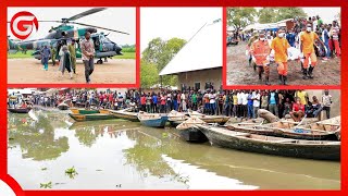 VIDEO ya MIILI ya WAVUVI 8 IKIOPOLEWA ZIWA RUKWA - WAZIRI BASHUNGWA ATUA na HELIKOPTA KUSHIRIKI...