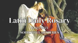 Latin Daily Rosary (Sorrowful  Mysteries ) -  2/25/25