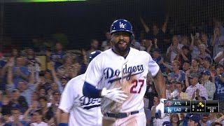 ATL@LAD: Uribe plates Kemp to take the lead in 8th