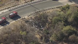 Fire crews knock down small vegetation fire in San Diego near Home Depot in the area of Fairmount Av