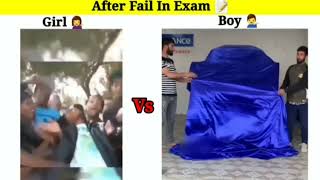 girls vs boys after fail in exam 😂😂 | girls vs boys memes #memes #girlsvsboys