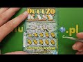 zdrapki lotto 🎲 duuużo kasy 0663 👉 5 zdrapek 👉 zakończenie sprzedaży