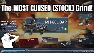 The Most SCUFFED [STOCK] Grind You've NEVER SEEN Before!🔥| War Thunder Black Haw