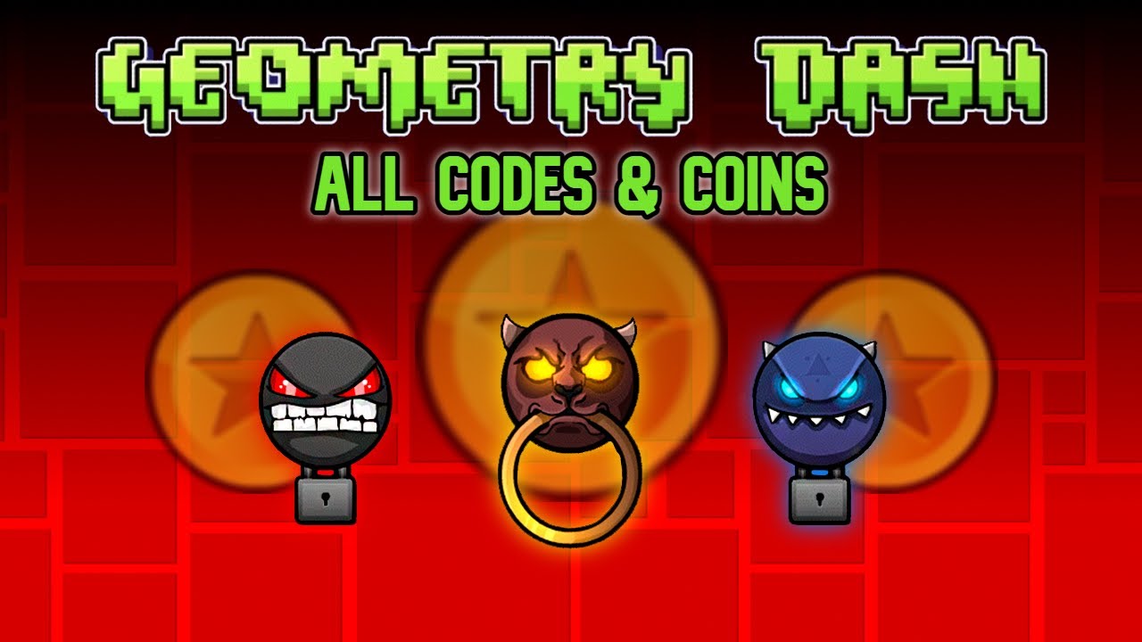 Geometry Dash ALL Vault CODES & Coins (2.1) - YouTube