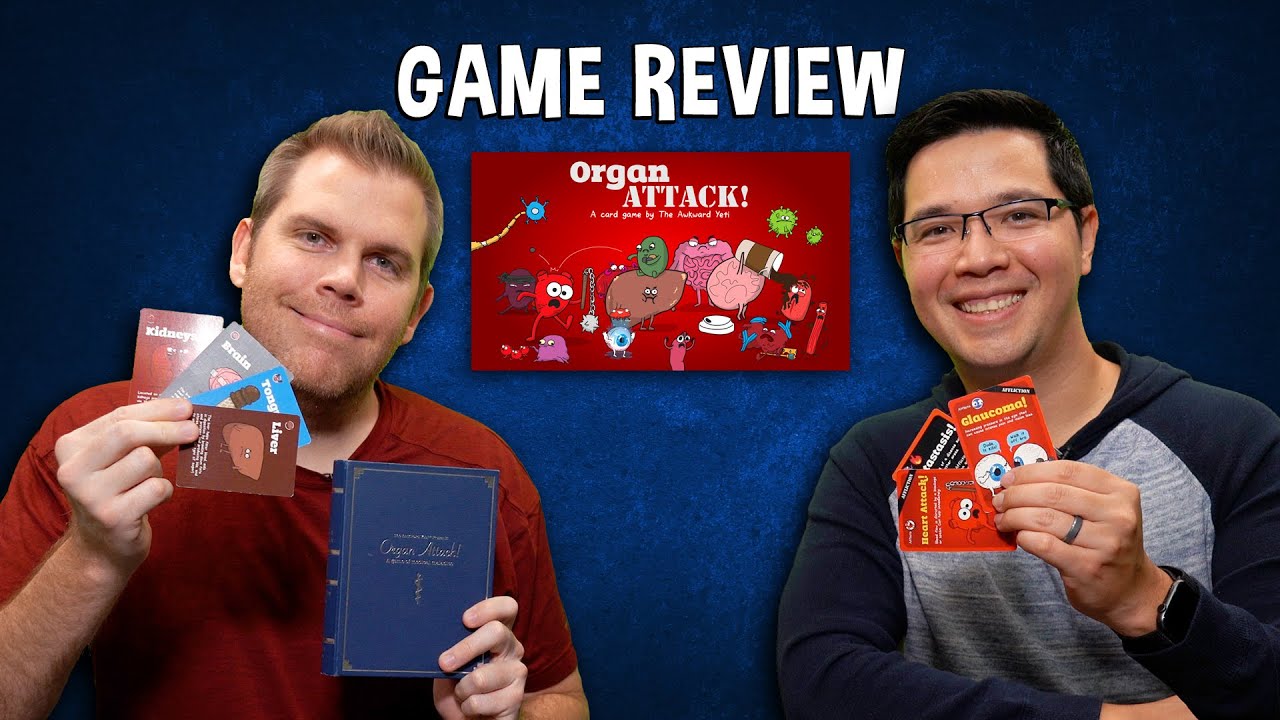 Organ Attack! Card Game Review - YouTube