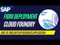 SAP Fiori - Build an Application End-to-End Using CAP, Node.js and VS Code