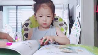 [4살/36M Baby Girl] Learning Chinese: 기적의세마디중국어(1)