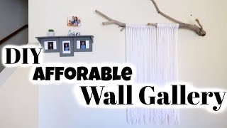 DIY Affordable Wall Gallery / BOHO Modern Home Decor / Decorate with me / 🍁🎃VLOGTOBER DAY 3