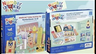 NUMBERBLOCKS- UNBOXING, BUILDING \u0026 REVIEW of Mathlink cubes 21-30 #cbeebies