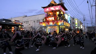 令和3年 田名部神社再建三百九十八年祭　五町山車退社