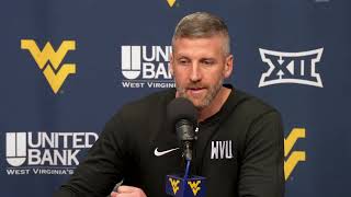 WVU HC Josh Eilert on Jesse Edwards, his team being \