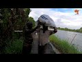 roopchand fish catching in the fish farm