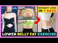 🔥LOSE LOWER BELLY FAT IN 7 DAYS CHALLENGE | BURN LOWER BELLY FAT HOME WORKOUT IN 1 WEEK