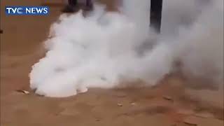 Alleged Blasphemy: Police Fire Teargas At Protesters In Sokoto As Protest Turns Violent