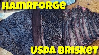 USDA Texas Brisket | HamrForge | Old Ironsides | Offset