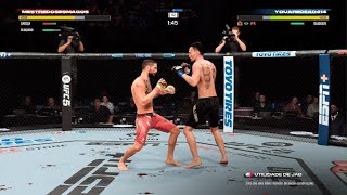 EA SPORTS UFC 5_K.O  brutal até  travou partida!🍿