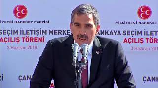 EYYUP YILDIZ SEÇİM İLETİŞİM MERKEZİ KONUŞMASI