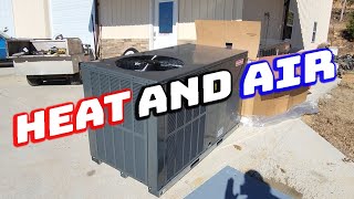 Barn Build Gets HEAT and AIR CONDITIONING! (First Time EVER!)