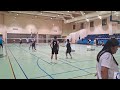 Friday badminton with SBAHCBC - Fahad / Jum vs. Ian / Al - Game 1