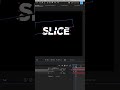 Slice Text animation in After Effects || #tutorial #aftereffects