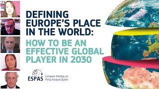 ESPAS Conference 2020: Defining Europe’s place in the world - 19 November 2020