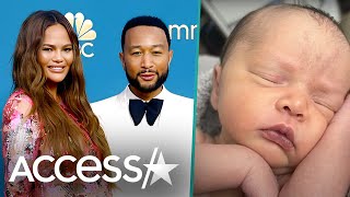 Chrissy Teigen & John Legend Share First Close-Up of Baby Esti’s Face