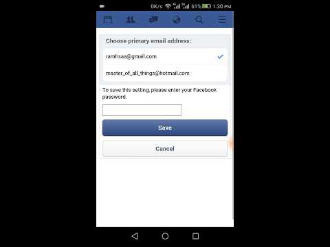 how to change email address of facebook ID Android Mobile in urdu/hindi how to change email address of facebook ID Android Mobile in urdu/hindi
