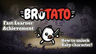 Brotato (PS4/PS5) - Fast Learner Achievement (How to unlock Baby) - Free Local Coop Update #brotato