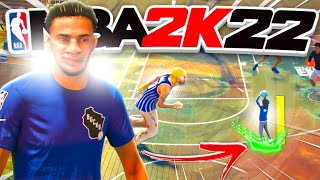 99 OVERALL MIDGET 5'7 SHARPSHOOTER TAKESOVER THE PARK in NBA 2K22 WITH THE BEST JUMPSHOT!
