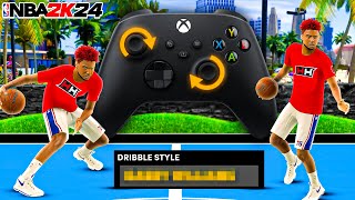 BEST DRIBBLE MOVES + DRIBBLE TUTORIAL ON NBA2K24! HOW TO DRIBBLE WITH EVERY BALL HANDLE RATING!