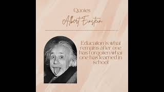 Albert Einstein - Education #quotes #motivation #alberteinstein