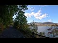 4k uplifting autumn binaural bike ride for relaxation and stress relief in upstate new york