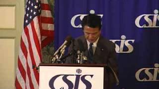 Statesmen's Forum with Taro Aso, Japan's Minister of Foreign Affairs