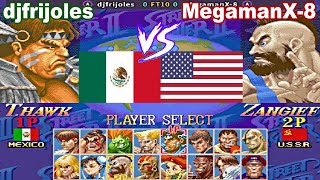 Super Street Fighter II X: Grand Master Challenge - djfrijoles vs MegamanX-8 FT10