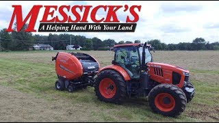 Kubota BV4160 Round Baler: Walk Around (Hay Day 2017)