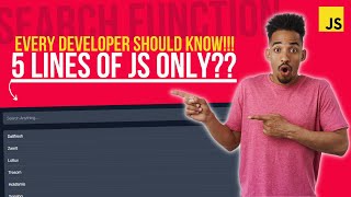 Search Function With Javascript: How To Make A Search Box In Javascript