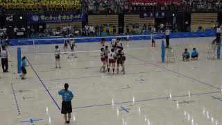 2018IH  女子バレー 準々決勝 九州文化学園（長崎県） 対 下北沢成徳（東京都）